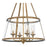 Quoizel Barlow 4 Light Pendant, Weathered Brass