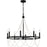 Quoizel Brigitta 8 Light Chandelier, Matte Black - BGA5030MBK