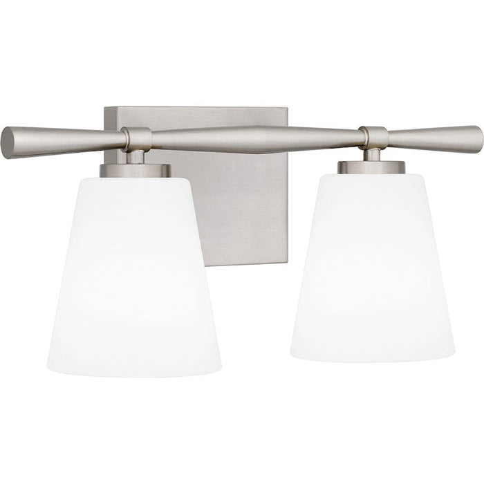 Quoizel Brindley 2 Light Bath Light, Opal Etched