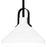 Quoizel Brink 1 Light Mini Pendant, Matte Black/Metal