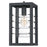 Quoizel Bimini 1 Light Outdoor Hanging Lantern, Earth Black