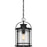 Quoizel Booker 1 Light Mini Pendant, Mystic Black/Clear Seeded