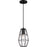 Quoizel Blythe 1 Light Mini Pendant, Earth Black/Clear Glass - BLH1508EK