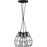 Quoizel Blythe 17" 3 Light Pendant, Earth Black/Clear Glass - BLH2603EK