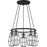 Quoizel Blythe 5 Light Chandelier, Earth Black/Clear Glass - BLH5005EK