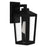 Quoizel Blomfield 1 Light Outdoor Lantern, Matte Black/Beveled