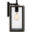 Quoizel Bramshaw 1 Light Outdoor Lantern, Matte Black/Seeded