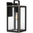 Quoizel Bramshaw 1 Light 15" Outdoor Lantern, Matte Black/Seeded - BRAM8407MBK