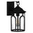 Quoizel Brampton 1 Light Outdoor Lantern, Matte Black/Clear