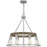 Quoizel Brockton 6 Light Chandelier, Brushed Silver - BRT5006BSR