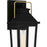 Quoizel Buckley 1 Light Outdoor Lantern, Black/Clear Beveled