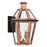 Quoizel Burdett Outdoor Lantern, Aged Copper/Clear Tempered