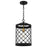 Quoizel Calais 1 Light Mini Pendant, Earth Black