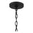 Quoizel Calais 1 Light Mini Pendant, Earth Black