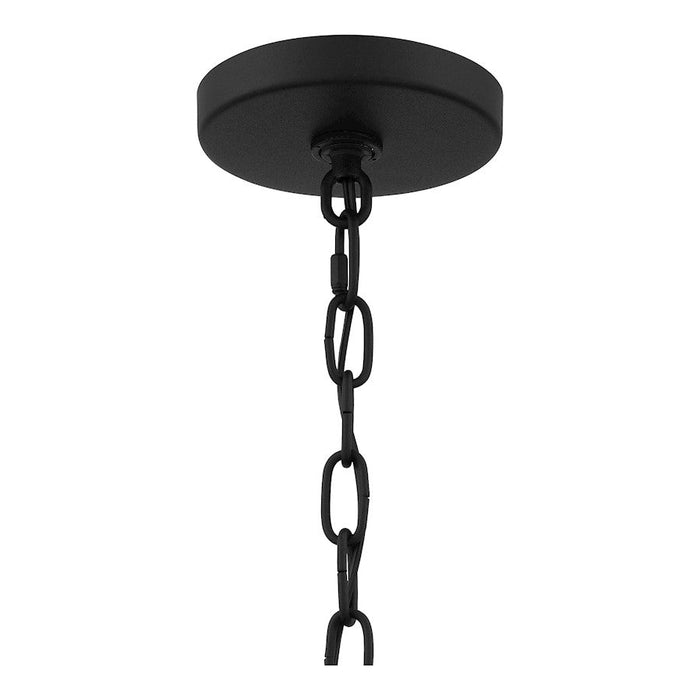 Quoizel Calais 1 Light Mini Pendant, Earth Black