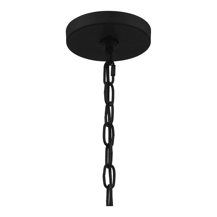 Quoizel Calais 4 Light Pendant, Earth Black