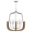 Quoizel Challis Chandelier, Antique Nickel