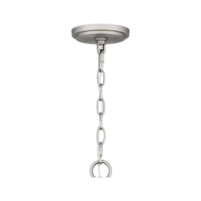 Quoizel Challis Chandelier, Antique Nickel