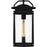 Quoizel Clifton 1 Light 19" Outdoor Lantern, Earth Black/Clear Seedy