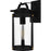 Quoizel Clifton 1 Light Outdoor Lantern, Earth Black/Clear Seedy