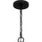 Quoizel Calliope 6 Light Chandelier, Matte Black