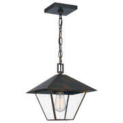 Quoizel Corporal 1 Light Outdoor Hanging Lantern, Industrial Bronze - CRP1911IZ