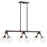 Quoizel Curtis 6 Light Linear Chandelier, Old Bronze - CUR634OZ