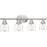 Quoizel Caverly 4 Light Bath Light, Clear Seedy