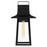 Quoizel Devonport 1 Light Outdoor Lantern, Matte Black/Beveled