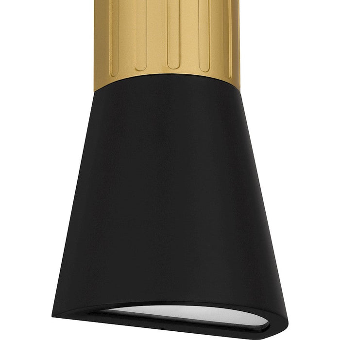 Quoizel Dexter Outdoor Lantern, Matte Black