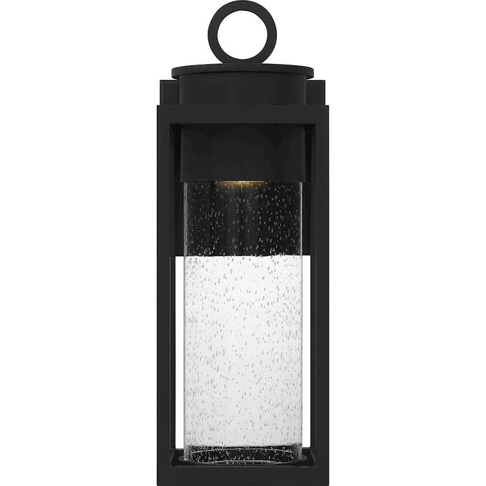 Quoizel Donegal 1 Light Outdoor Wall Mount, Matte Black