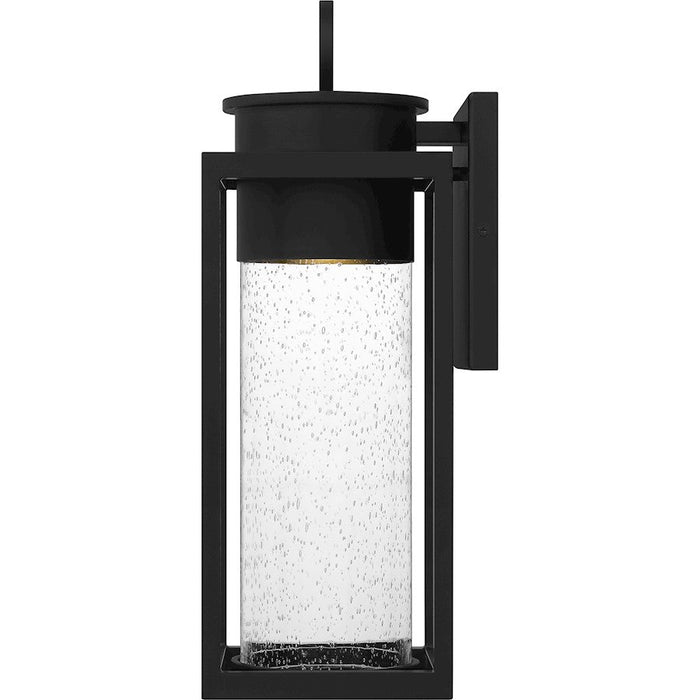 Quoizel Donegal 1 Light Outdoor Wall Mount, Matte Black