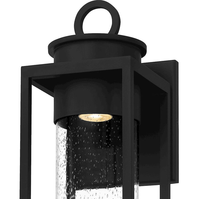 Quoizel Donegal 1 Light Outdoor Wall Mount, Matte Black