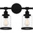 Quoizel Dixie 2 Light Bath Light, Clear