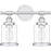 Quoizel Dixie 2 Light Bath Light, Clear