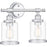 Quoizel Dixie 2 Light Bath Light, Clear