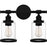 Quoizel Dixie 2 Light Bath Light, Clear