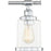 Quoizel Dixie 3 Light Bath Light, Clear