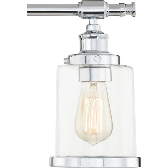 Quoizel Dixie 3 Light Bath Light, Clear