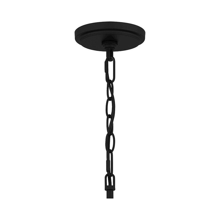 Quoizel Demura 4 Light Pendant, Matte Black