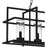 Quoizel Damien 5 Light Island Light, Earth Black/Clear Seedy