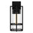 Quoizel Damien 1 Light Outdoor Lantern, Earth Black/Clear Seeded