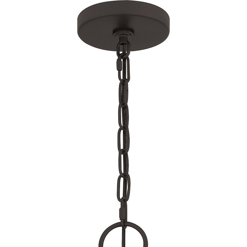 Quoizel Dupont 4 Light Pendant, Old Bronze