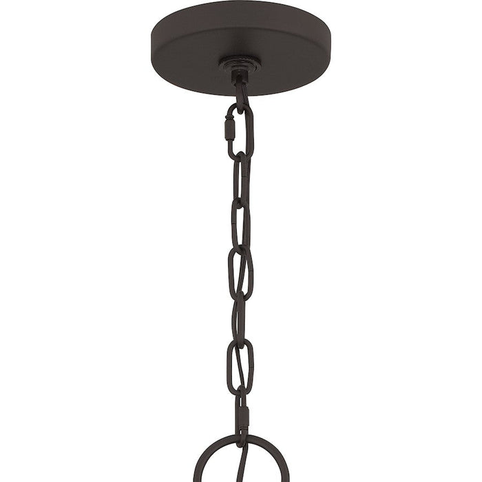 Quoizel Dupont 6 Light Chandelier, Old Bronze