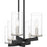 Quoizel Daverty 6 Light Island Light, Mottled Black/Clear