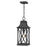 Quoizel Ellerbee 1 Light Mini Pendant, Mottled Black/Clear Seeded