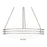 Quoizel Emile 4 Light Pendant, Brushed Nickel/Etched