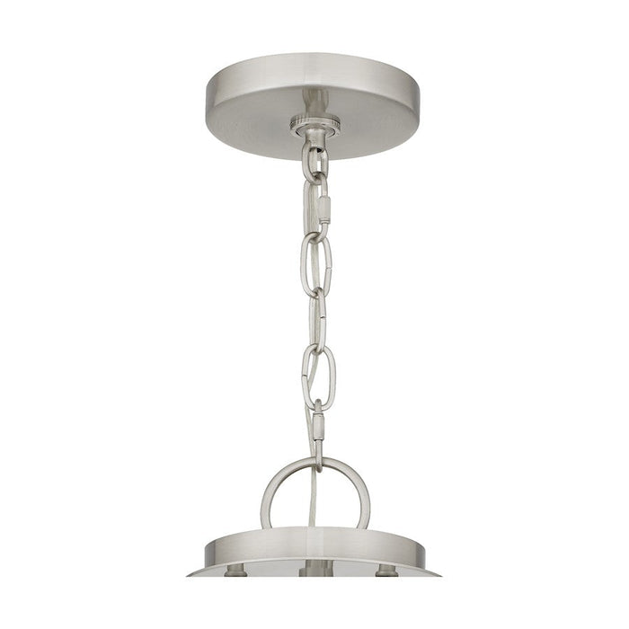 Quoizel Emile 4 Light Pendant, Brushed Nickel/Etched