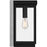 Quoizel Ezra 1 Light Outdoor Lantern, Earth Black/Clear Tempered