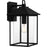 Quoizel Fletcher 1 Light Outdoor Lantern, Earth Black/Clear